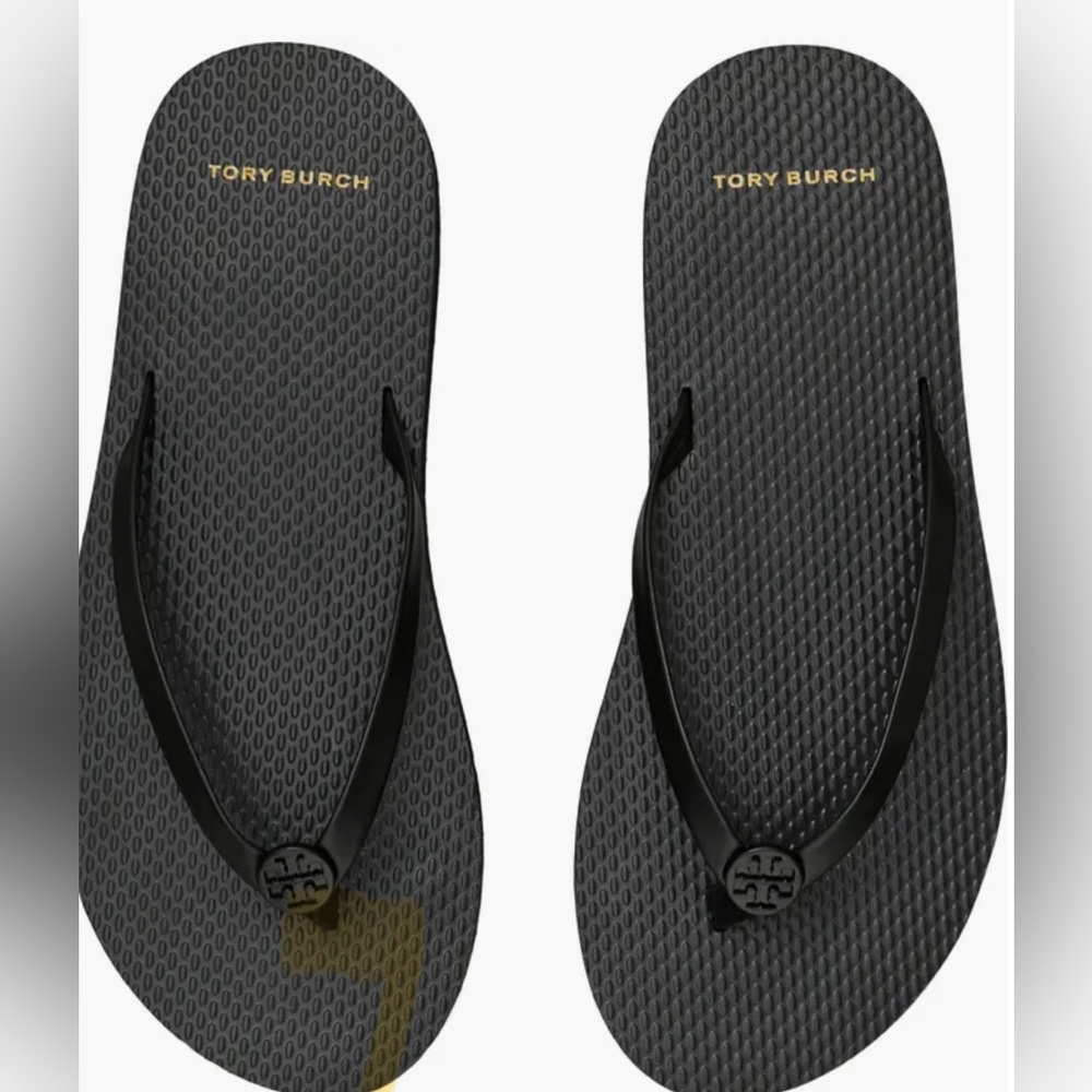 NWT Tory Burch Flatform Flip Flop Black